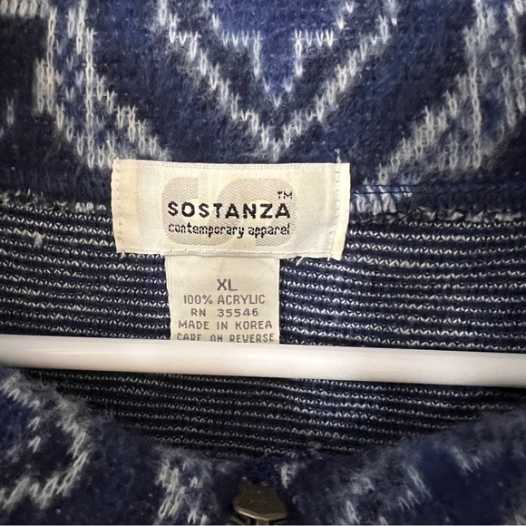 Vintage Sostanza Tribal Print Pullover - Picture 3 of 6